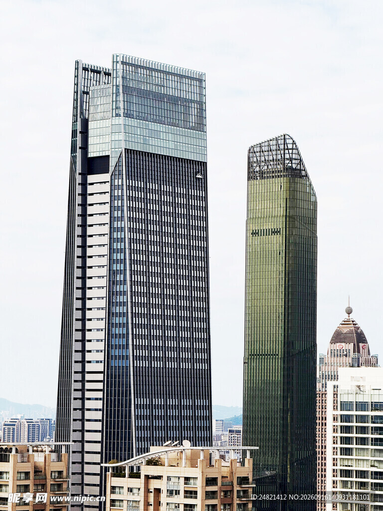 都市摩天大楼景观