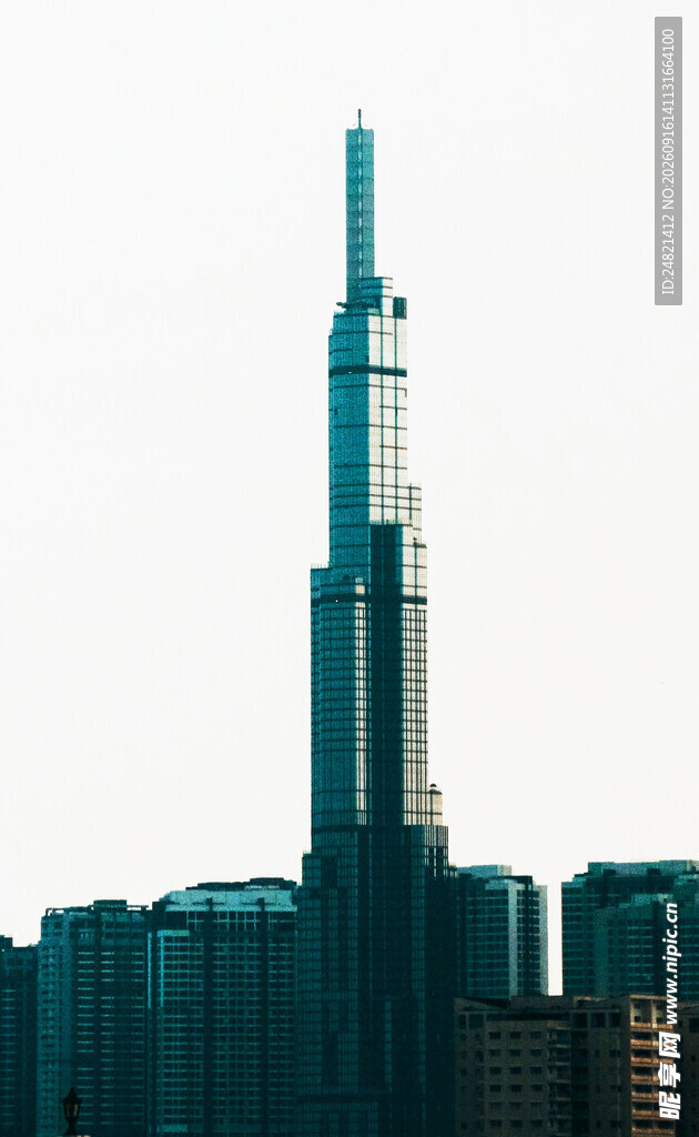 摩天大楼矗立城市天际线
