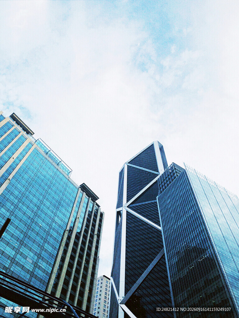 都市摩天大楼景观
