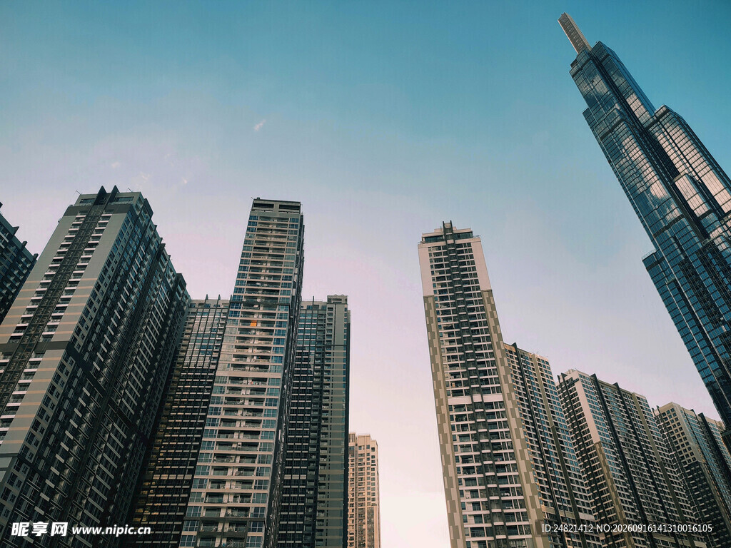 都市高楼林立景观