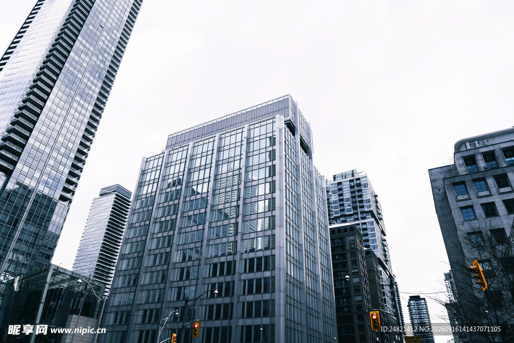 现代都市高楼景观