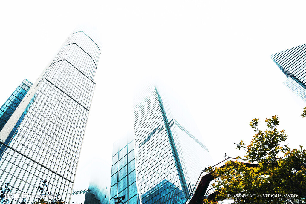 现代都市摩天大楼景观