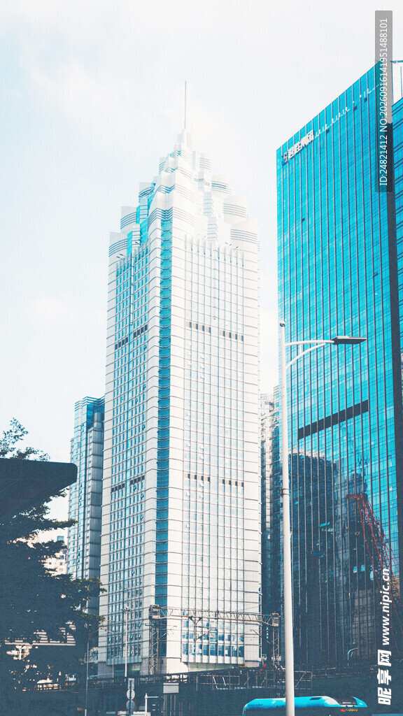 现代都市高楼大厦景观