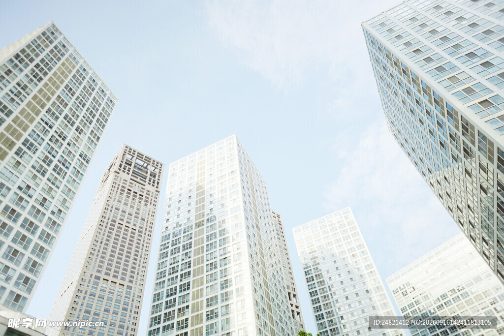 都市摩天大楼景观