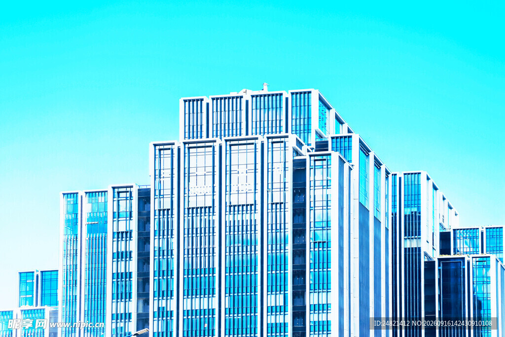 现代都市高楼大厦景观