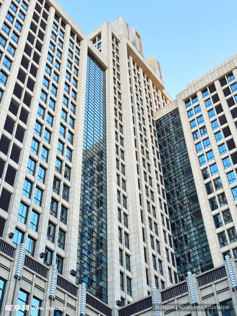 现代高楼大厦建筑群
