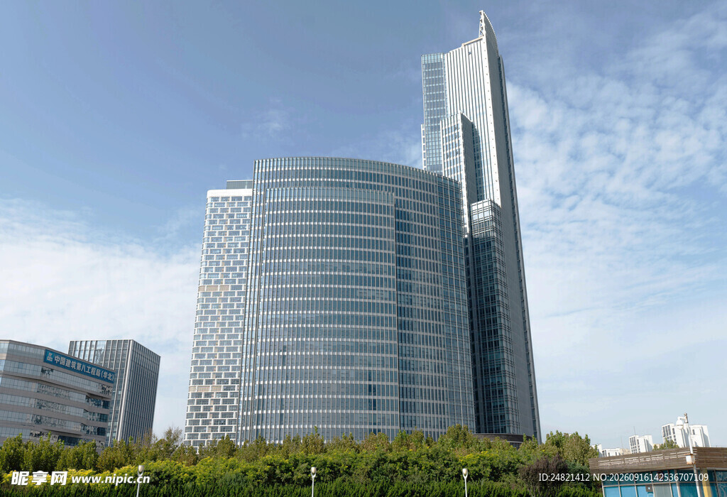 现代都市摩天大楼景观