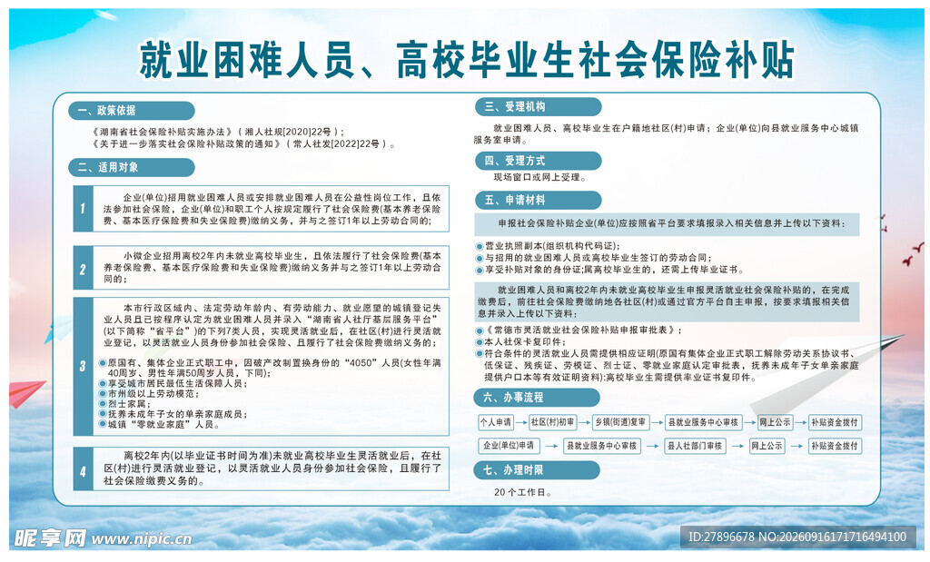 就业困难人员社会保险补贴