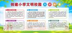 创文明校园创建六好标准