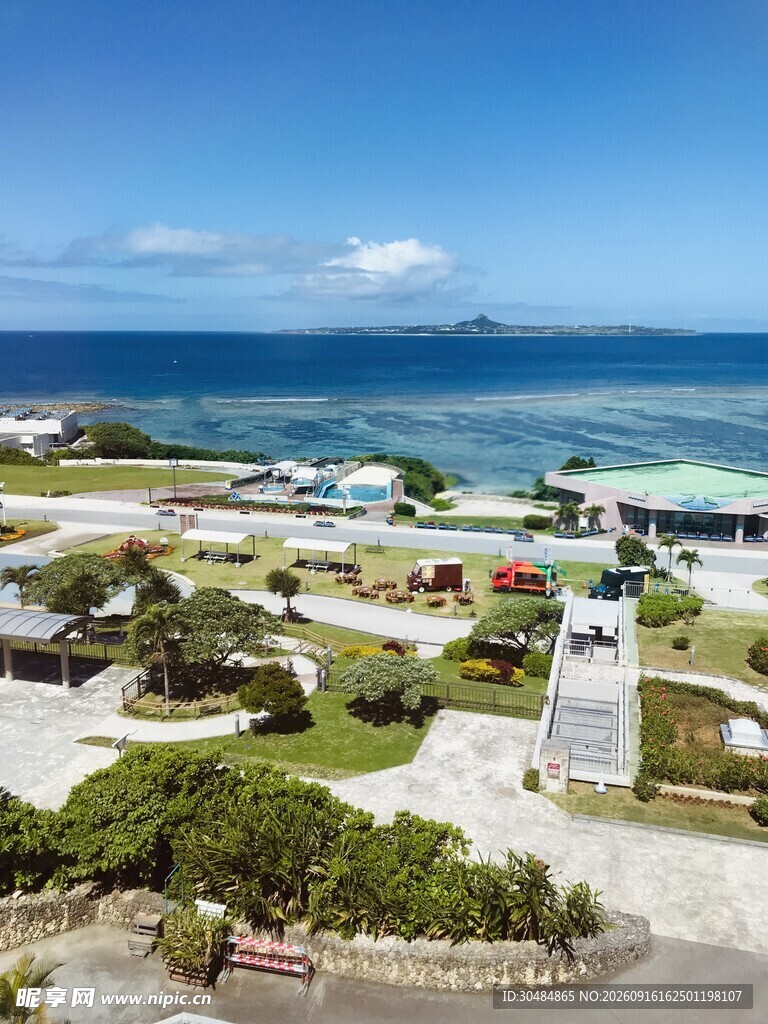 海滨小镇美丽风光