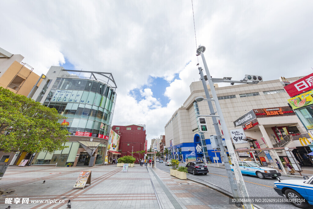 城市街道街景