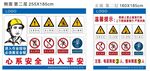 梯笼警示牌