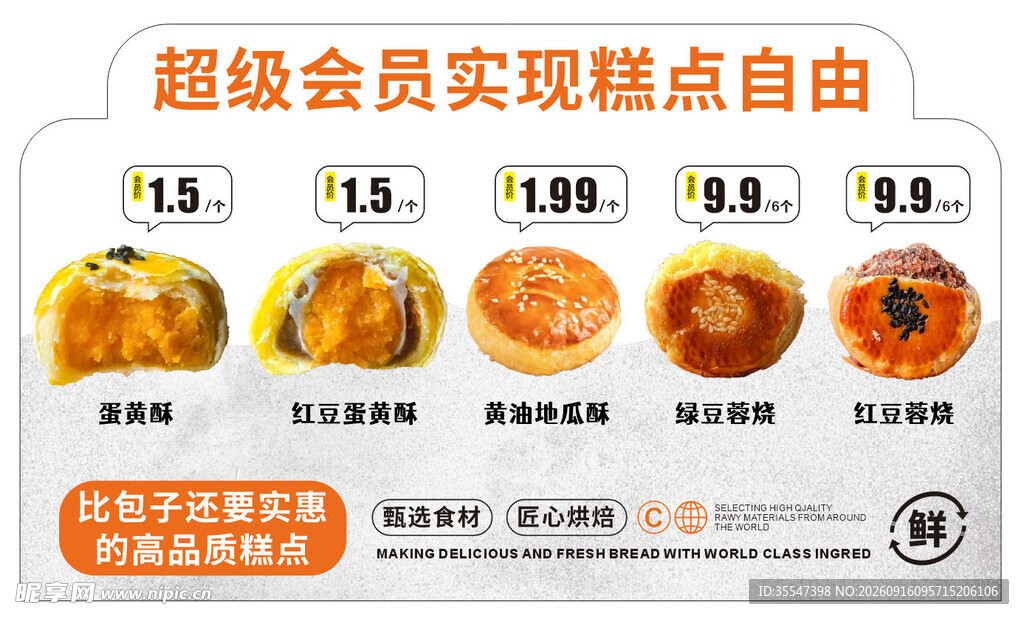 蛋黄酥异形KT板