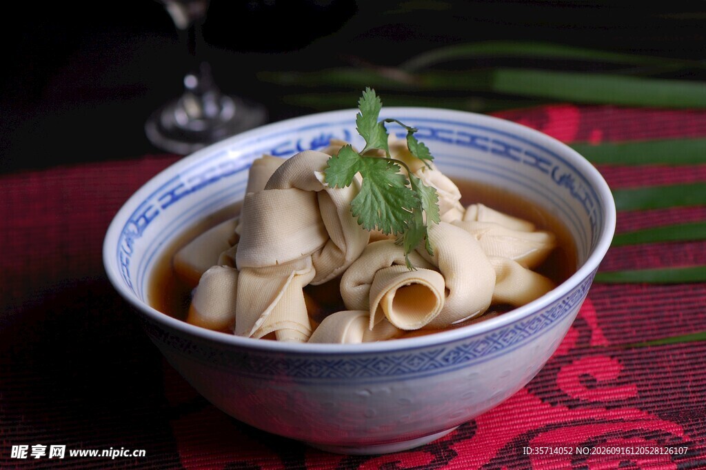 肉酿百叶结