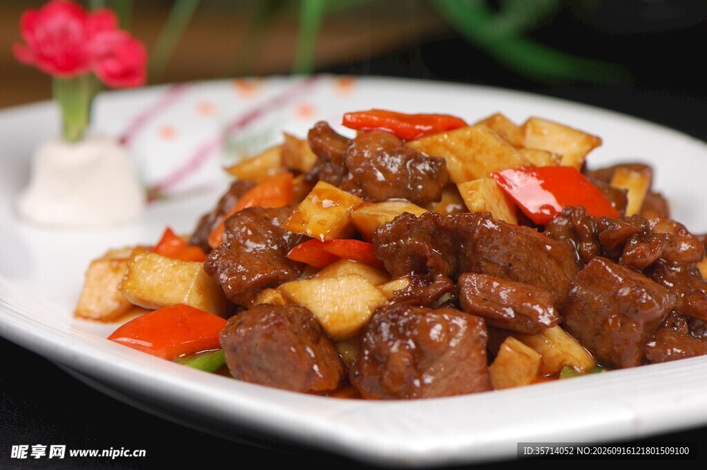杏鲍菇雪花牛肉