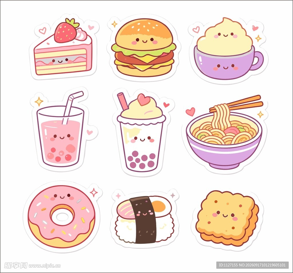 可爱卡通美食集合