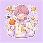 快乐吃货享受美食瞬间