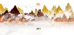 水墨山水背景