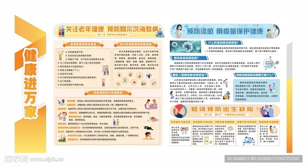 公共卫生服务健康教育宣传