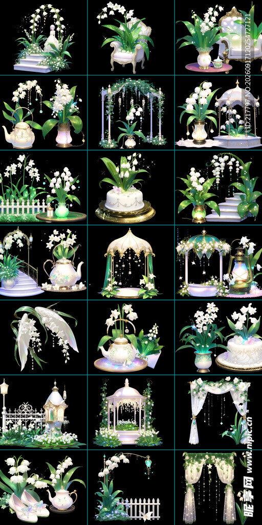 精美风铃花
