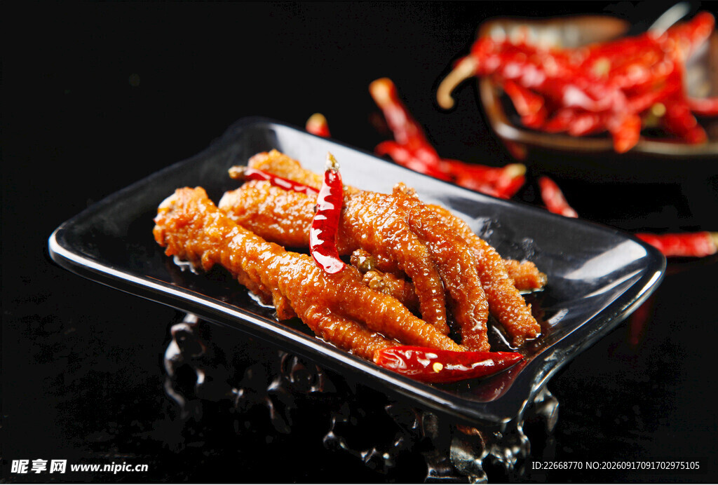 美味香辣虎皮凤爪