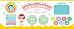 卡通校园幼儿园照片墙学校文化墙