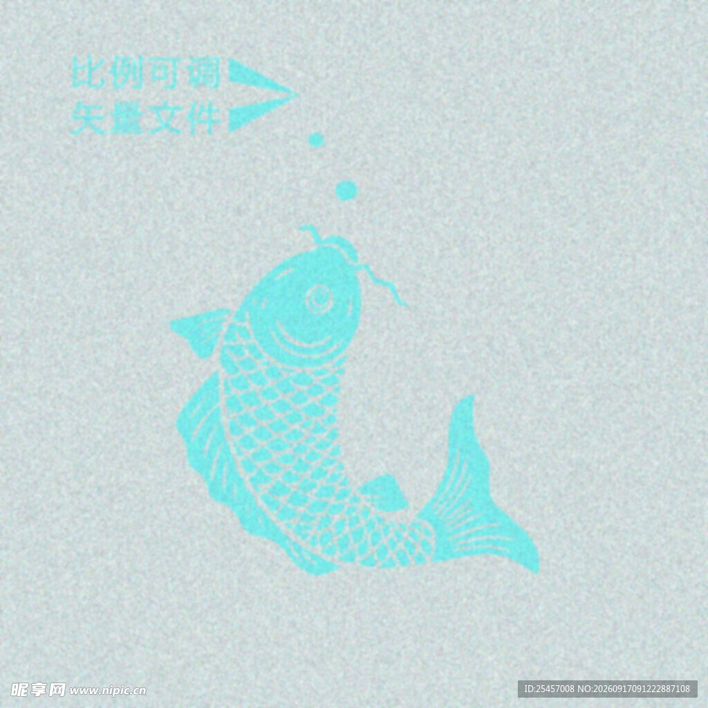 锦鲤矢量   