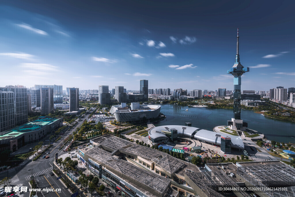 上海城市风光全景图