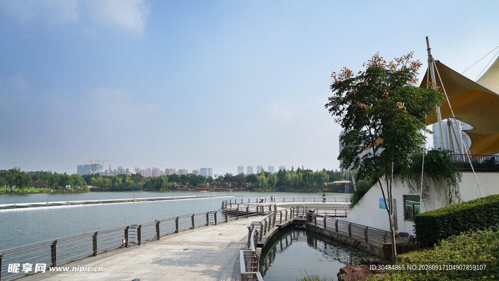 湖畔美景