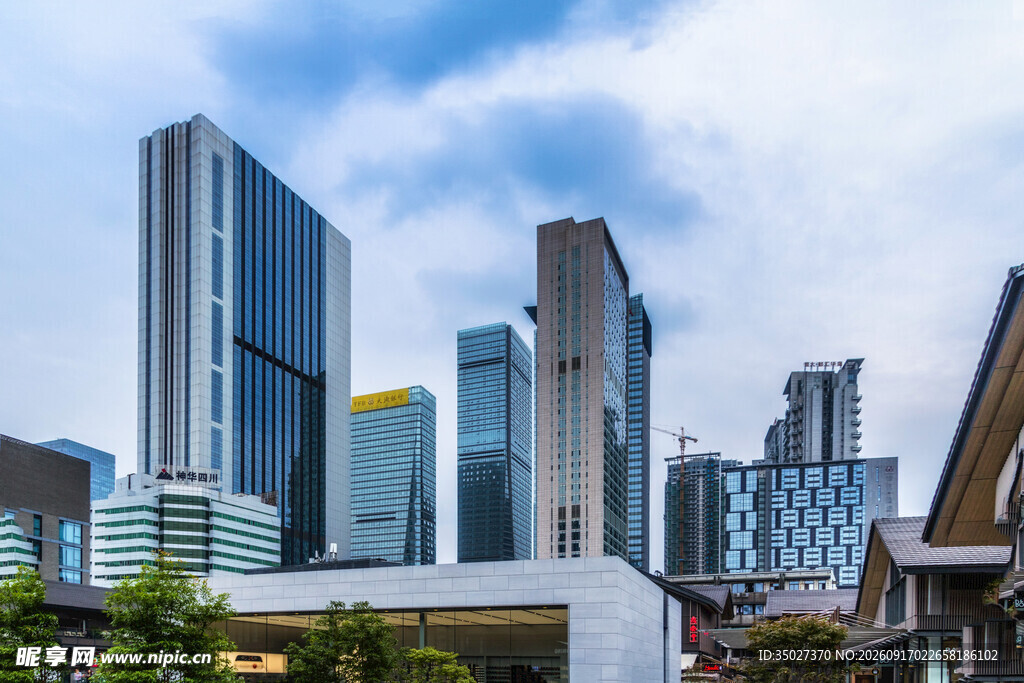 现代都市高楼景观