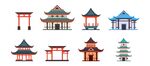 古风建筑素材