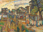 乡村风景油画