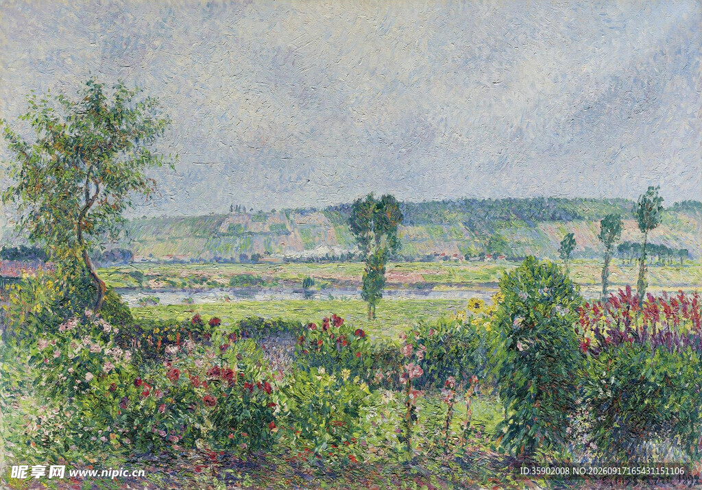 田园风景油画
