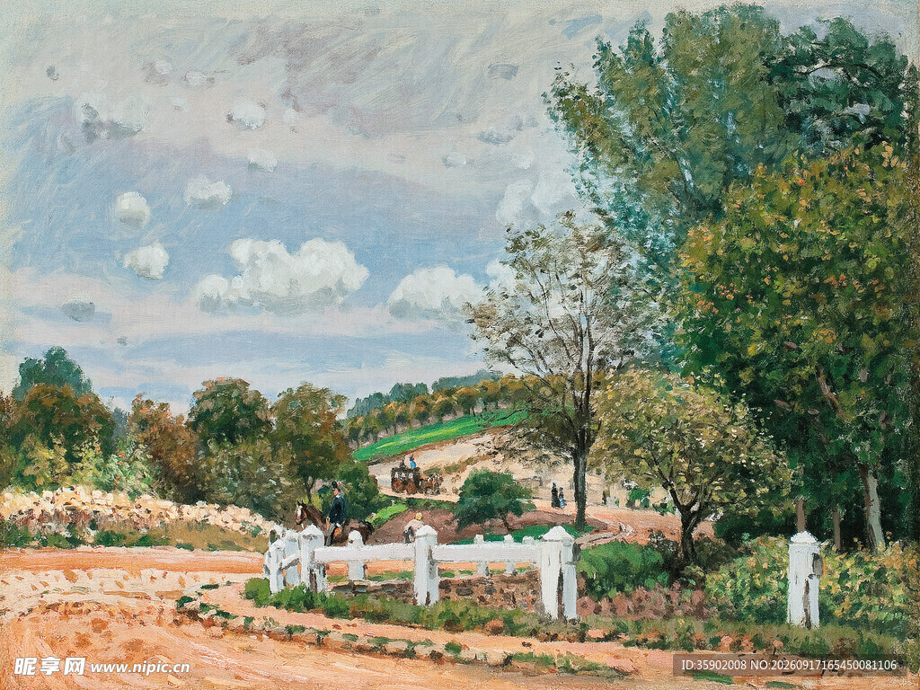 乡村田园劳作场景