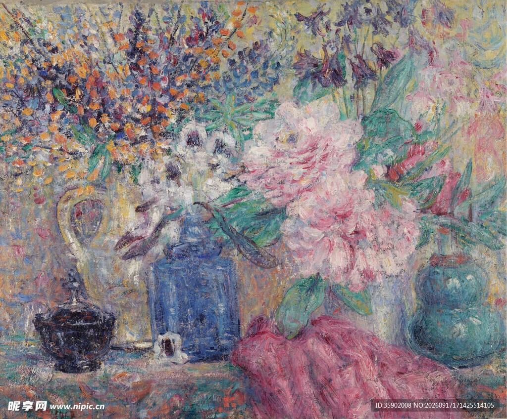 花卉静物油画