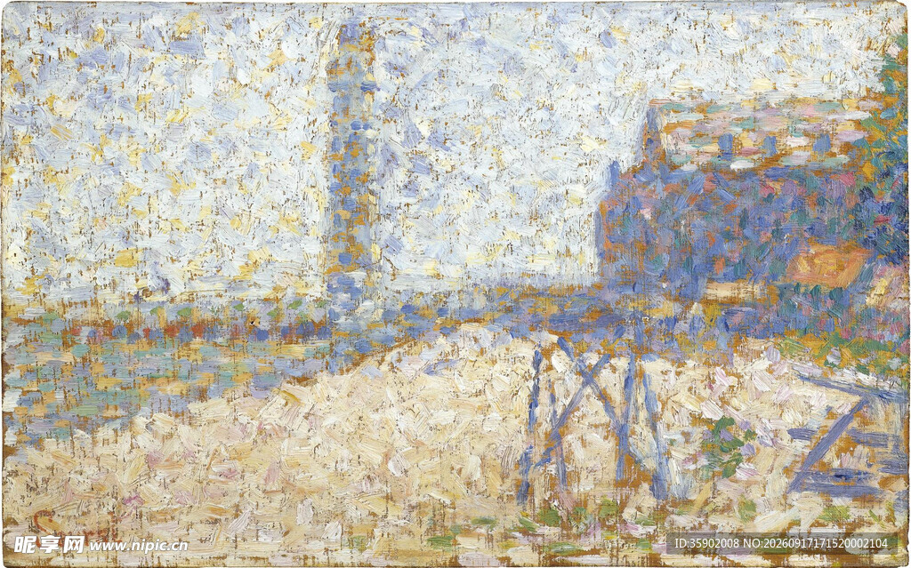 海边风景油画