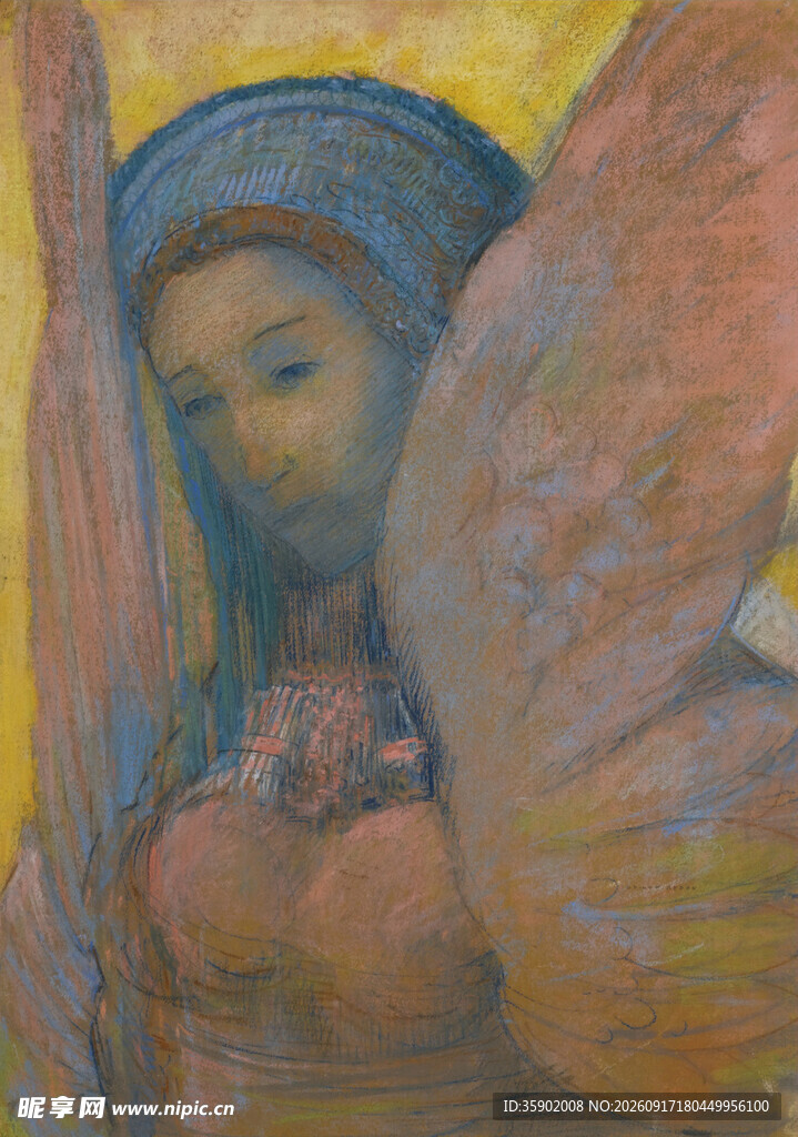 抽象风格女性形象画作