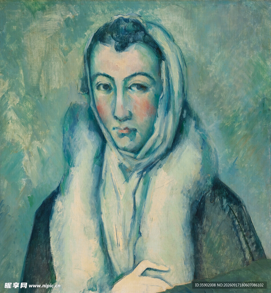 古典风格女性肖像画