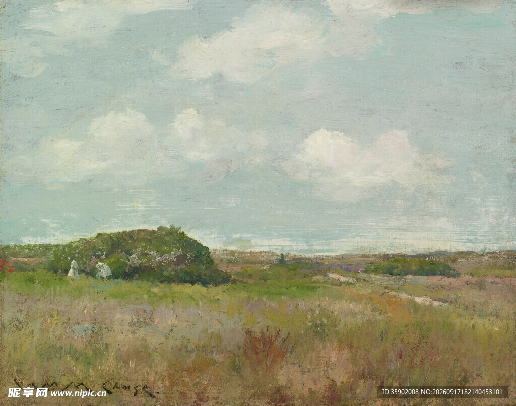田园风景油画