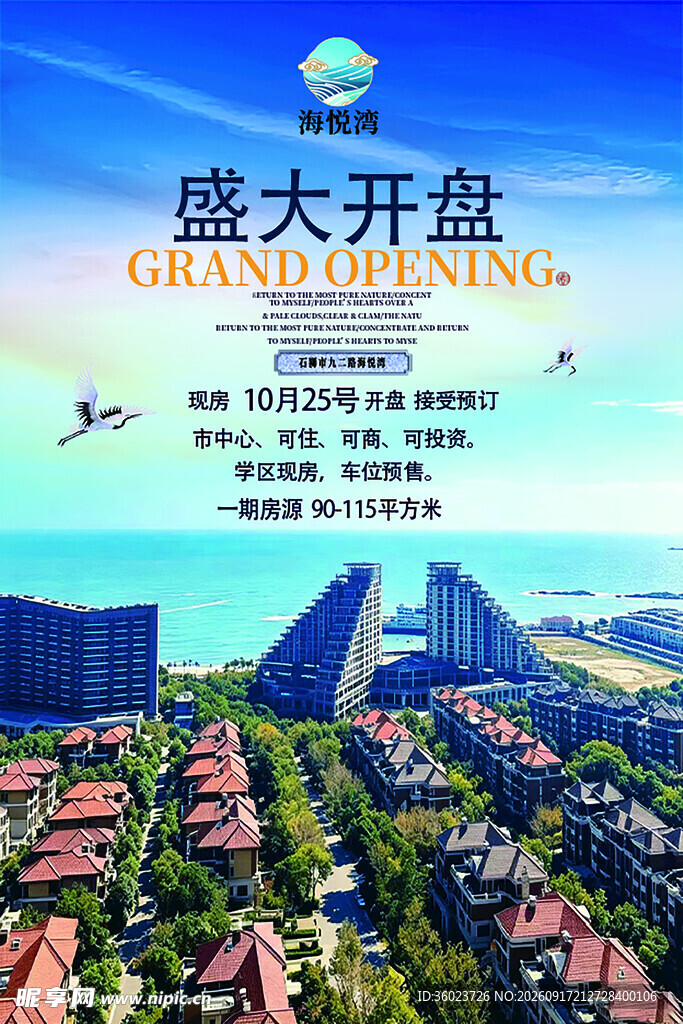 盛大开盘海景城市景观