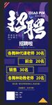 舞蹈招聘展架