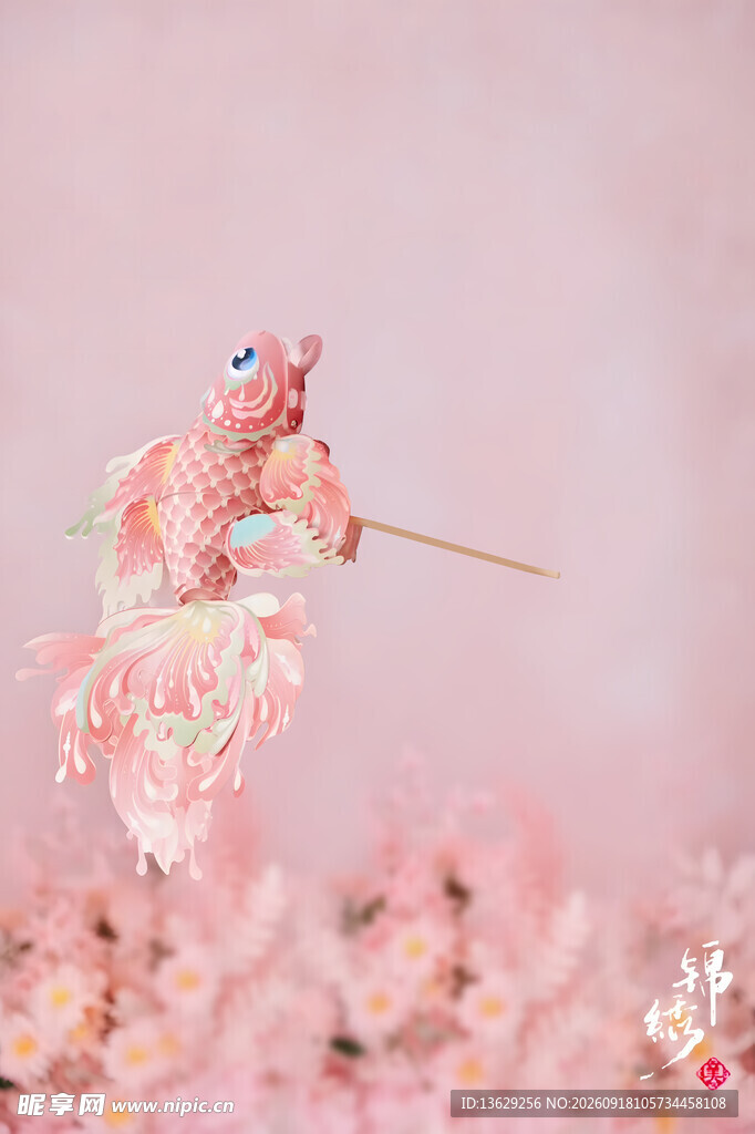 粉色花卉