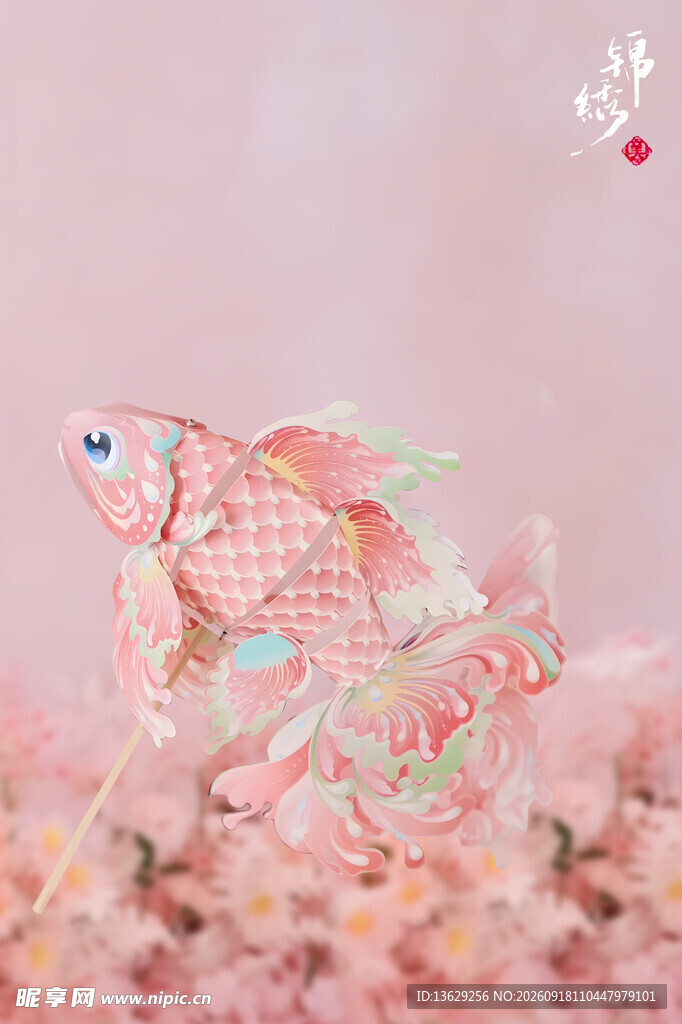 粉色花卉