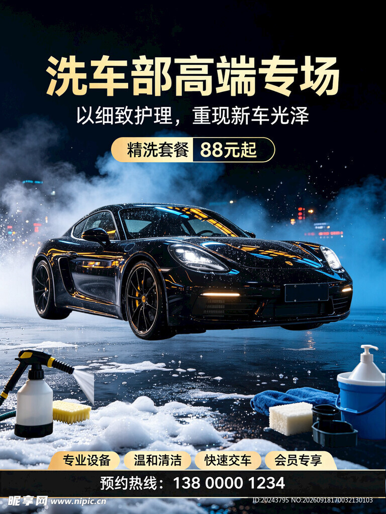 洗车部高端洗车服务专场