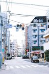 城市街道宁静街景画面