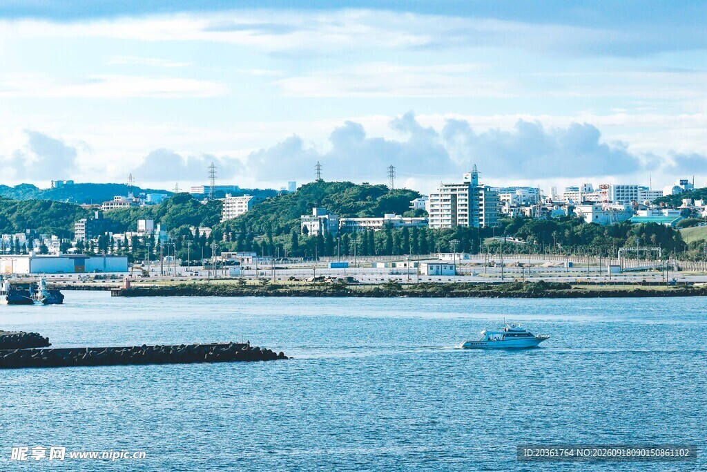 海滨城市风光