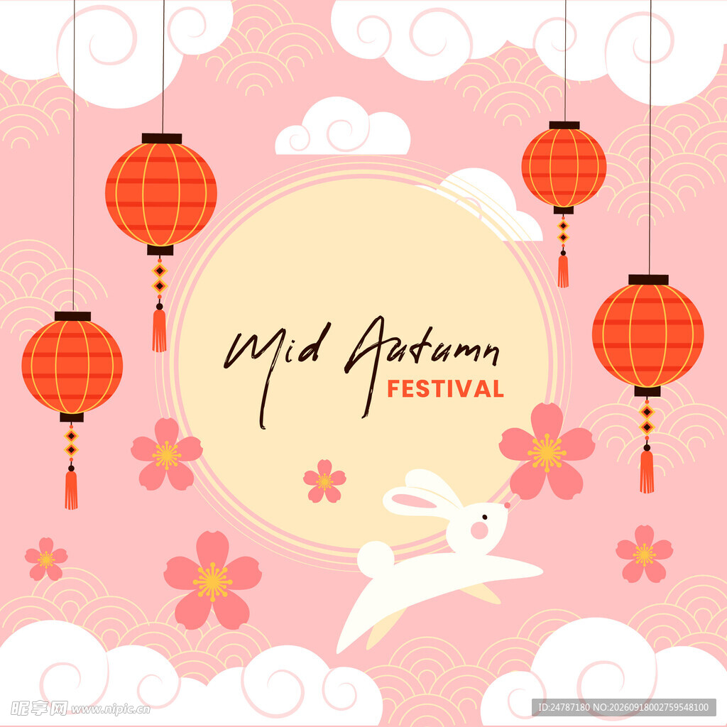 中秋节兔子