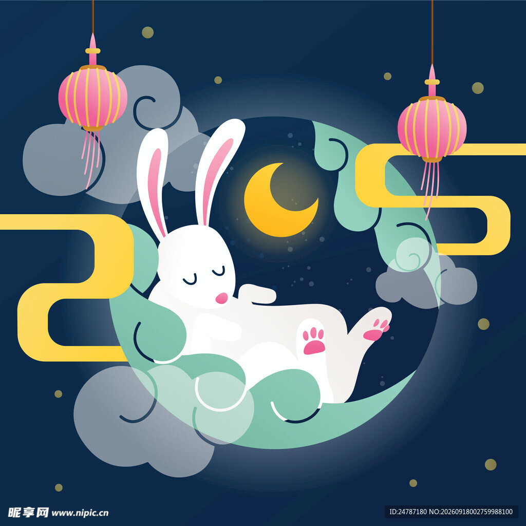中秋节兔子