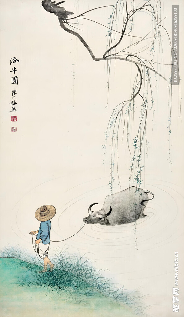 童趣牧牛图