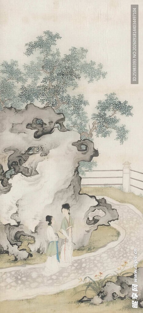仕女游园图